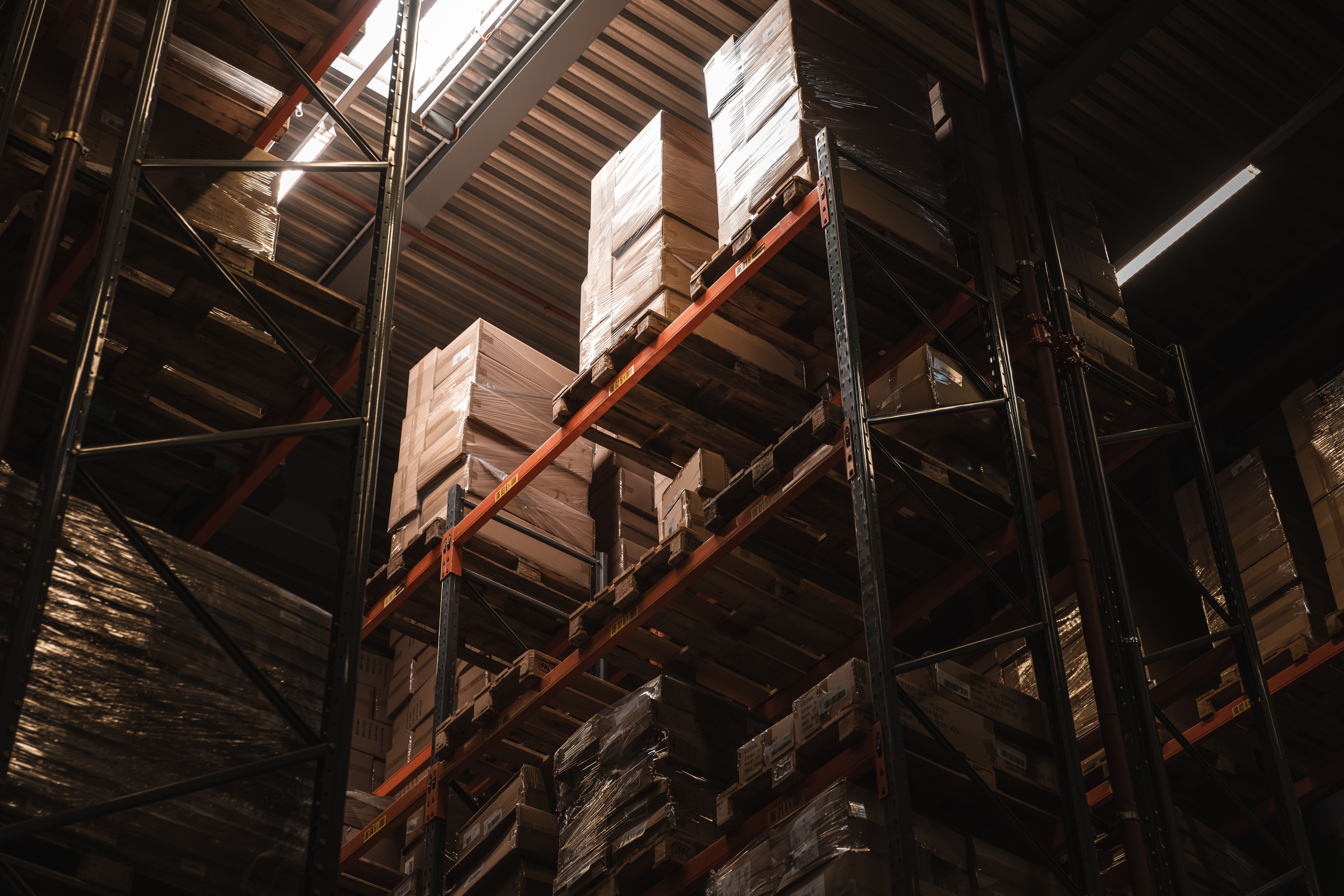 Less than truckload freight being loaded